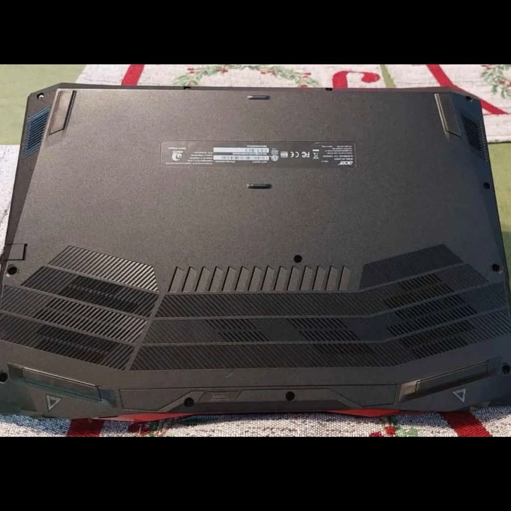 Sleek Black Laptop with Modern Design and Matte Finish acer nitro 5
